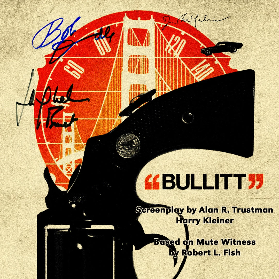 RARE-T Bullitt Movie Script Limited Signature Edition Studio Licensed Custom Frame 5 RARE-T Bullitt Movie Script Limited Signature Edition Studio Licensed Custom Frame
