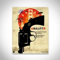 RARE-T Bullitt Movie Script Limited Signature Edition Studio Licensed Custom Frame