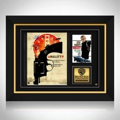 RARE-T Bullitt Movie Script Limited Signature Edition Studio Licensed Custom Frame