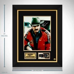 RARE-T Smokey & The Bandit Burt Reynolds Photo Limited Signature Edition Studio Licensed Custom Frame