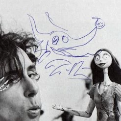 RARE-T Limited Edition Frames Tim Burton Photo Limited Signature Edition Studio Licensed Custom Frame