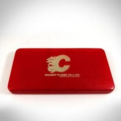 Michel Calgary Flames 1982 Vintage Bronze Coin Set Sports Memorabilia