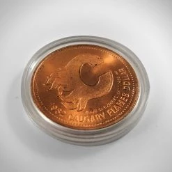 Michel Calgary Flames 1982 Vintage Bronze Coin Set Sports Memorabilia