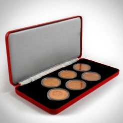 Michel Calgary Flames 1982 Vintage Bronze Coin Set Sports Memorabilia