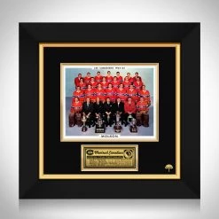 Michel Montreal Canadiens- 1964-1965 Vintage Official Team Photograph Custom Frame Sports Memorabilia