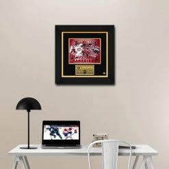 Michel Montreal Canadiens- Vintage 1996-1997 Team Hand-Signed Photo Custom Frame