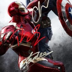 RARE-T Limited Edition Frames Captain America Vs Iron Man Photo Limited Signature Edition Studio Licensed Custom Frame