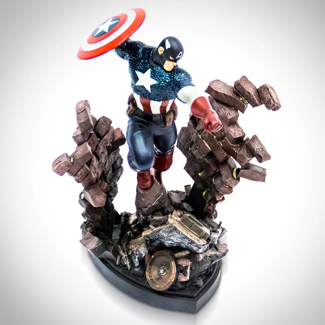 RARE-T Captain America - Marvel Avenger Limited Edition Vintage Statue Collectible Statues 2 RARE-T Captain America - Marvel Avenger Limited Edition Vintage Statue Collectible Statues