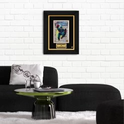 APW Captain America (2011) #1 Hand-Signed Comic Book By Stan Lee Custom Frame Signed Memorabilia 11 APW Captain America (2011) #1 Hand-Signed Comic Book By Stan Lee Custom Frame Signed Memorabilia