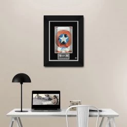 RARE-T Captain America The Chosen #1 Stan Lee Limited Signature Edition Comic Book Cover Art Custom Frame Limited Edition Frames