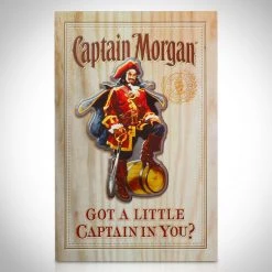 MIMI Captain Morgan- "Got A Little Captain In You?" Bar Sign Barware & Signs