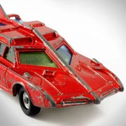 RARE-T Captain Scarlet- Generation 1 -Dinky Toys- Vintage 1968 Spectrum Red Patrol Car Custom Museum Display 11 RARE-T Captain Scarlet- Generation 1 -Dinky Toys- Vintage 1968 Spectrum Red Patrol Car Custom Museum Display