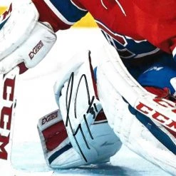 Michel Sports Memorabilia Carey Price In Net Hand-Signed Montreal Canadiens Photo Custom Frame