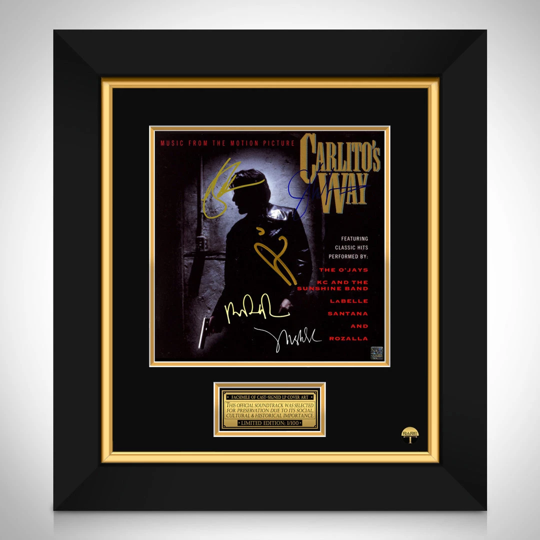 RARE-T Limited Edition Frames Carlito's Way - Soundtrack LP Cover Limited Signature Edition Studio Licensed Custom Frame 1 RARE-T Limited Edition Frames Carlito's Way - Soundtrack LP Cover Limited Signature Edition Studio Licensed Custom Frame