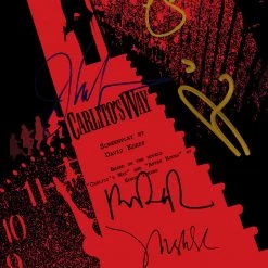 RARE-T Carlito's Way Script Limited Signature Edition Studio Licensed Custom Frame Limited Edition Frames