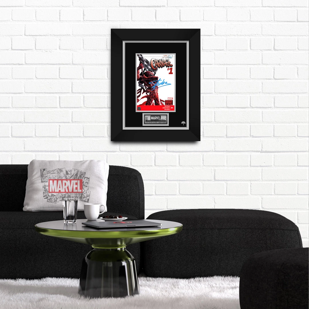 RARE-T Carnage #1 - Stan Lee Limited Signature Edition Comic Book Cover Art Custom Frame Limited Edition Frames 3 RARE-T Carnage #1 - Stan Lee Limited Signature Edition Comic Book Cover Art Custom Frame Limited Edition Frames
