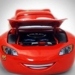 Toy Wonders Lightning McQueen Disney Pixar Cars Die Cast Car With Opening Hood Custom Museum Display