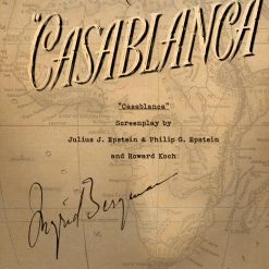 RARE-T Casablanca Movie Script Limited Signature Edition Studio Licensed Custom Frame Limited Edition Frames 16 RARE-T Casablanca Movie Script Limited Signature Edition Studio Licensed Custom Frame Limited Edition Frames