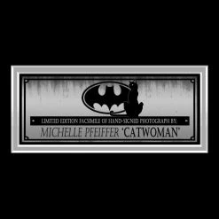 RARE-T Catwoman Michelle Pfeiffer Photo Limited Signature Edition Studio Licensed Custom Frame Limited Edition Frames