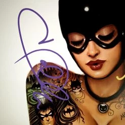 RARE-T Catwoman Tattooed Art Print Limited Signature Edition Studio Licensed Custom Frame