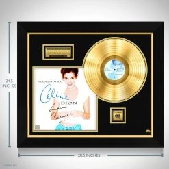 RARE-T Limited Edition Frames Celine Dion Falling Into You Gold LP Limited Signature Edition Studio Licensed Custom Frame 16 RARE-T Limited Edition Frames Celine Dion Falling Into You Gold LP Limited Signature Edition Studio Licensed Custom Frame