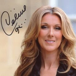 RARE-T Celine Dion Portrait Photo Limited Signature Edition Studio Licensed Custom Frame Limited Edition Frames