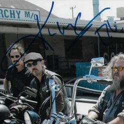 PPC Sons Of Anarchy - Beckett Certified Hand-Signed Mini Poster By Charlie Hunnam & Kim Coates Custom Frame