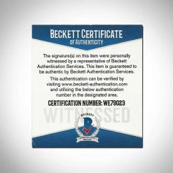 PPC Back To The Future - Beckett Witnessed Certified Hand-Signed OUTATIME License Plate By Christopher Lloyd Custom Frame