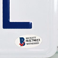 PPC Back To The Future - Beckett Witnessed Certified Hand-Signed OUTATIME License Plate By Christopher Lloyd Custom Frame