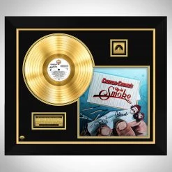Rare-T Limited Edition Frames Cheech & Chong Up In Smoke Soundtrack Limited Signature Edition Studio Licensed Gold LP Custom Frame