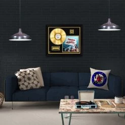 Rare-T Limited Edition Frames Cheech & Chong Up In Smoke Soundtrack Limited Signature Edition Studio Licensed Gold LP Custom Frame