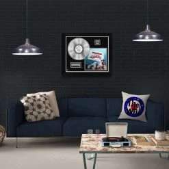 Rare-T Cheech & Chong Up In Smoke Soundtrack Limited Signature Edition Studio Licensed Platinum LP Custom Frame