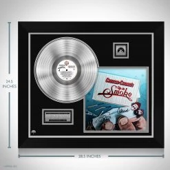 Rare-T Cheech & Chong Up In Smoke Soundtrack Limited Signature Edition Studio Licensed Platinum LP Custom Frame