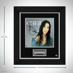 RARE-T Cher - Believe Limited Signature Edition Studio Licensed LP Cover Custom Frame