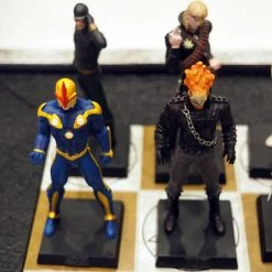 RARE-T Game Room Eagle Moss- Limited Edition Marvel Chess Game With 32 Hand-Made & Numbered Figures.