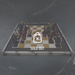 RARE-T Game Room Eagle Moss- Limited Edition Marvel Chess Game With 32 Hand-Made & Numbered Figures.