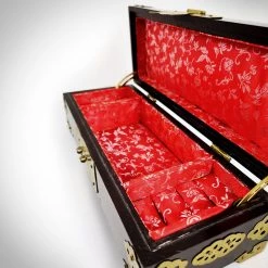 Jonathan Ancient Artifacts Vintage Jade Inlay Jewelry Box