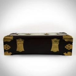 Jonathan Ancient Artifacts Vintage Jade Inlay Jewelry Box