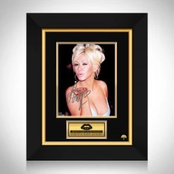 RARE-T Christina Aguilera Kiss Photo Limited Signature Edition Studio Licensed Custom Frame Limited Edition Frames