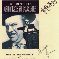 RARE-T Citizen Kane Script Limited Signature Edition Studio Licensed Custom Frame Limited Edition Frames