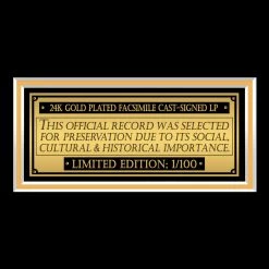 Rare-T Clockwork Orange Movie Soundtrack Limited Signature Edition Studio Licensed Gold LP Custom Frame