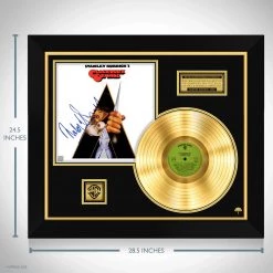 Rare-T Clockwork Orange Movie Soundtrack Limited Signature Edition Studio Licensed Gold LP Custom Frame