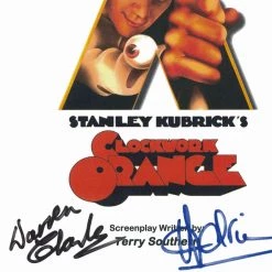 RARE-T A Clockwork Orange Script Limited Signature Edition Studio Licensed Custom Frame Limited Edition Frames