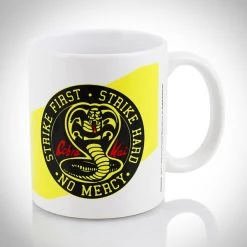Oracle Ready To Ship! 48 Hour Shipping! Cobra Kai / Karate Kid - Strike First, Strike Hard - No Mercy Mug
