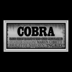RARE-T Limited Edition Frames Cobra Limited Signature Edition Studio Licensed Photo Custom Frame