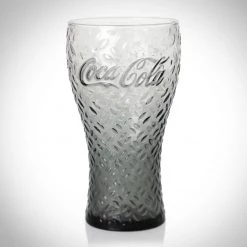 Jonathan Coca Cola - Vintage Embossed Glass Tumbler