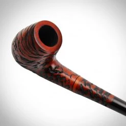 Inhal'Nation Ready To Ship! 48 Hour Shipping! Italian Briar Carved Wood Pipe - 12