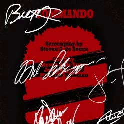 RARE-T Limited Edition Frames Commando Script Limited Signature Edition Studio Licensed Custom Frame