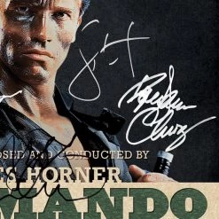 RARE-T Limited Edition Frames Commando - Soundtrack LP Cover Limited Signature Edition Studio Licensed Custom Frame