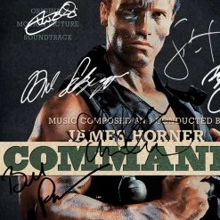 RARE-T Limited Edition Frames Commando - Soundtrack LP Cover Limited Signature Edition Studio Licensed Custom Frame